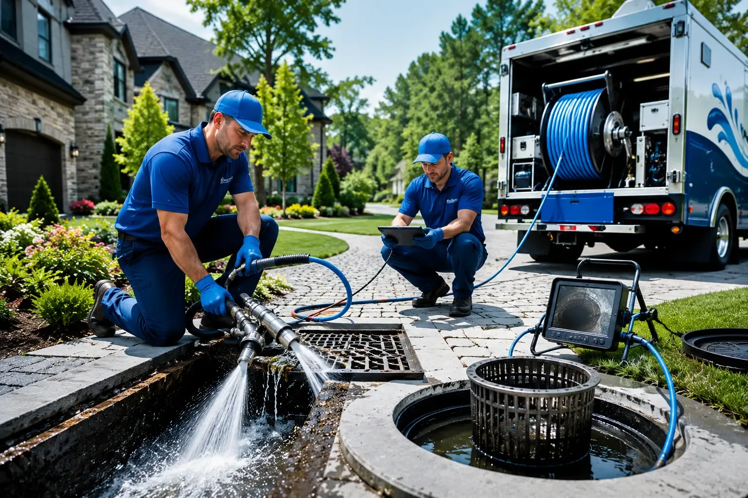 Local outdoor drain cleaning professionals in Newton Highlands, MA